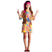 Fantasia Hippie Feminino Infantil - Hippies