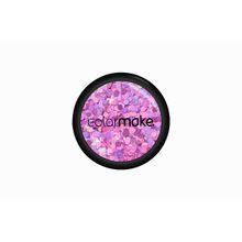 Glitter Poliester Holográfico Ponto Pink - Color Make