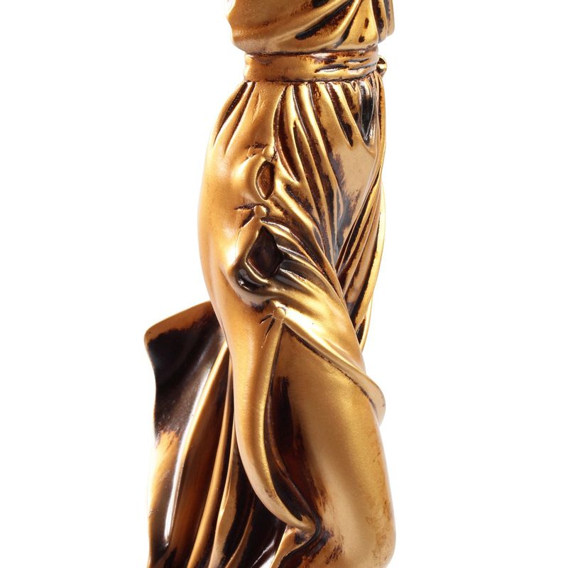 Estátua Dama Da Justiça Têmis Deusa 25cm Símbolo Do Direito