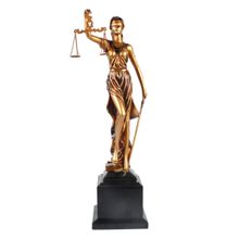 Estátua Deusa Têmis 55cm Dama Da Justiça Símbolo Do Direito