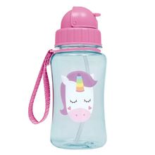 Garrafinha com Canudo Animal Fun Unicórnio - Buba