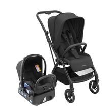 Lançamento Carrinho Leona² Travel System Essential Black - Maxi Cosi
