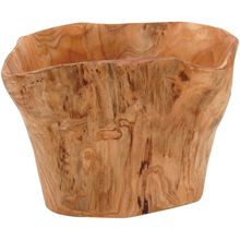 Centro Mesa Madeira Natural Wood 20X28X25Cm