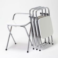 Conjunto de 4 Banquetas Dobráveis Cromado 101-X/4  - Criativa