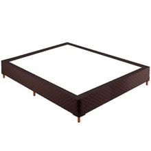 Base Box para Colchão Casal Hellen Orto Relax 38x138x188 cm - Marrom