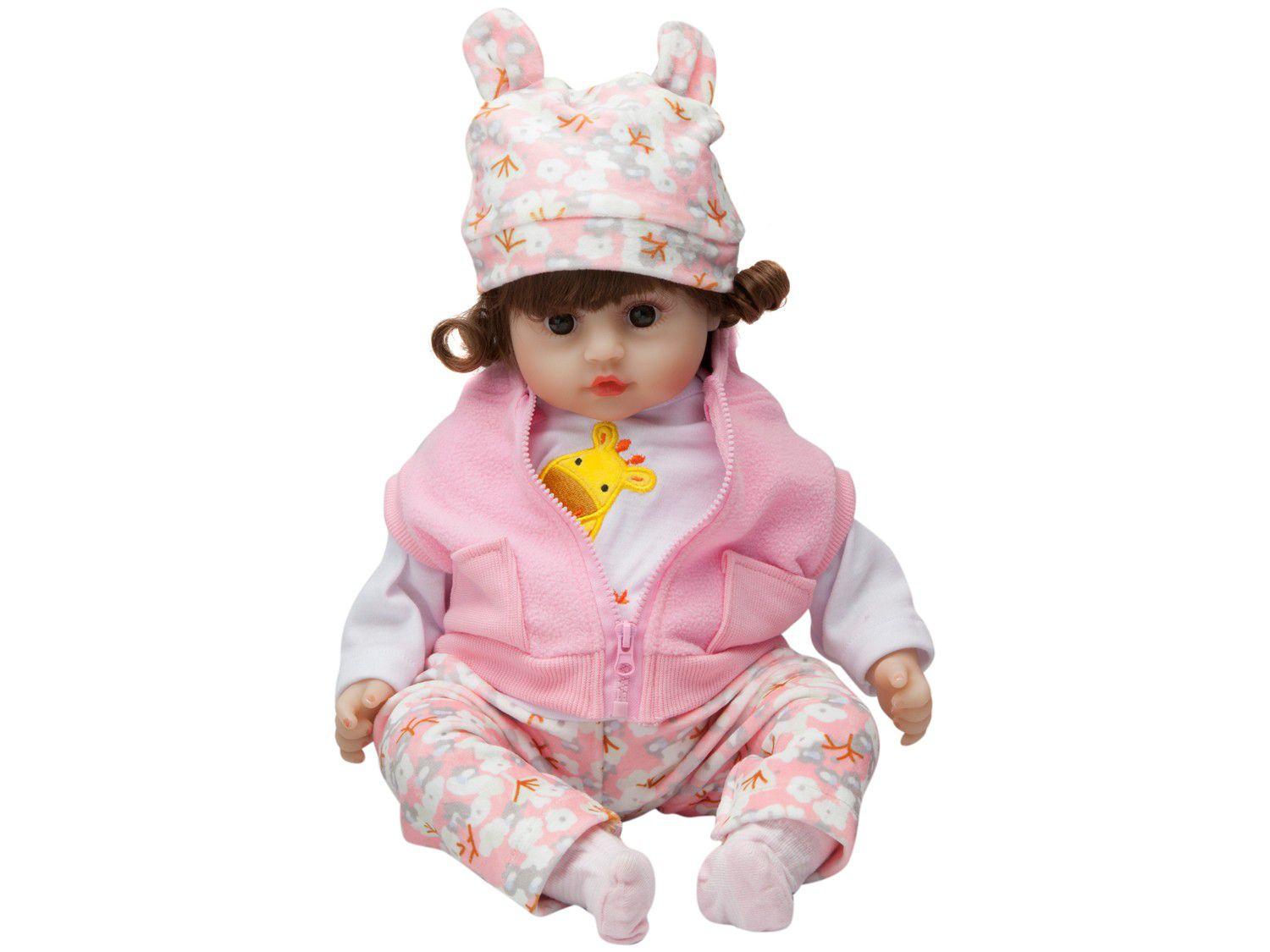 Boneca Bebe Reborn Realista Laura Baby Original Licenciada no Shoptime