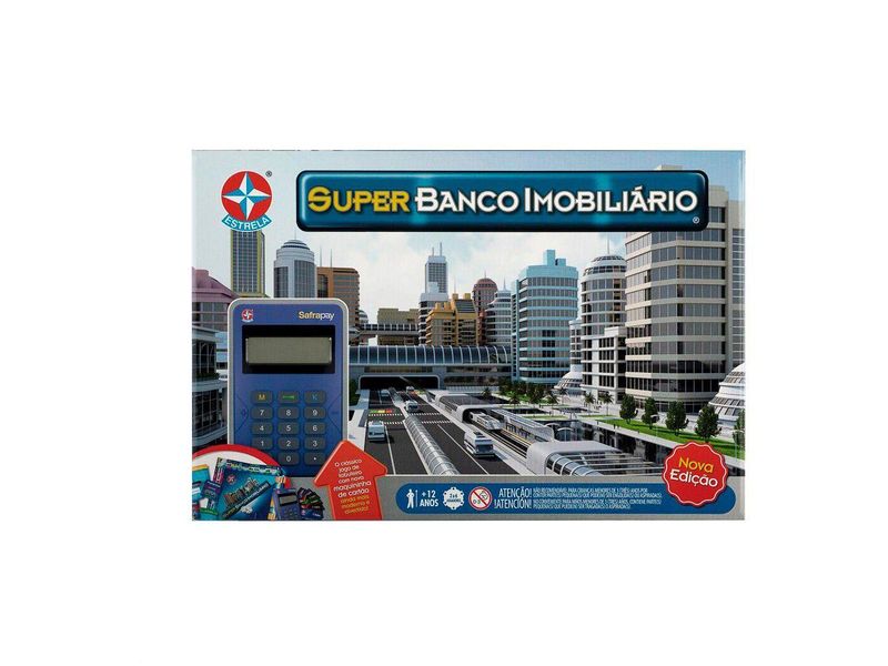 Jogo Super Banco Imobiliário Tabuleiro - Estrela - Shop Coopera