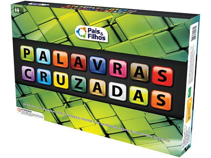 Jogo Palavras Cruzadas Tabuleiro - Pais e Filhos - Shop Coopera