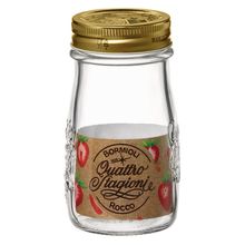 Garrafa Vidro Transparente 200Ml Bormioli Rocco Qstagioni 12X7X7Cm