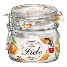 Pote Hermético Vidro Transparente 500Ml Bormioli Rocco Fido 10X10X10Cm