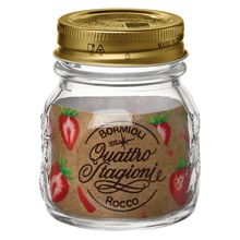Pote Tampa Vidro Transparente 150Ml Bormioli Rocco Qstagioni 8X8X8Cm