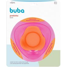 Pratinho Bowl Rosa com Ventosa - Buba