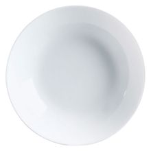 Prato Fundo Vidro Temperado Branco Luminarc Diwali 4,5x20x20cm 6 Peças