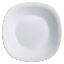 Prato Fundo Vidro Temperado Branco Luminarc Carine 6 Peças