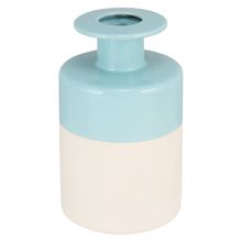 Vaso Cerâmica Azul Aquamare 23X15X15Cm