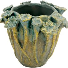 Vaso Cerâmica Verde Home&Co Chryso 14x16x16cm