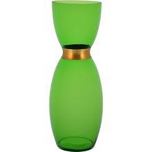 Vaso Vidro Verde Chloro 38X13X13Cm
