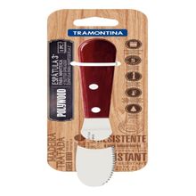 Espátula  Manteiga Inox 3 Polywood Vermelho Tramontina