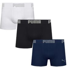 Kit 3 Cuecas Boxer Puma Sem Costura Masculino
