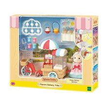 Boneca - Sylvanian Families - Triciclo Delivery de Pipoca - 5653 EPOCH MAGIA