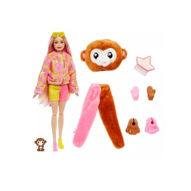 Boneca Barbie Cutie Reveal 10 Surpresas com Mini Pet e Fantasia de Urso  Polar Hjl64 - MP Brinquedos