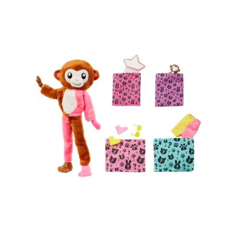 Boneca Barbie Cutie Reveal 10 Surpresas com Mini Pet e Fantasia de Urso  Polar Hjl64 - MP Brinquedos