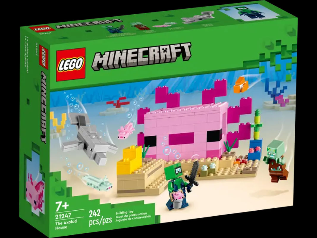 LEGO - Minecraft - A Casa do Axolotl - 21247