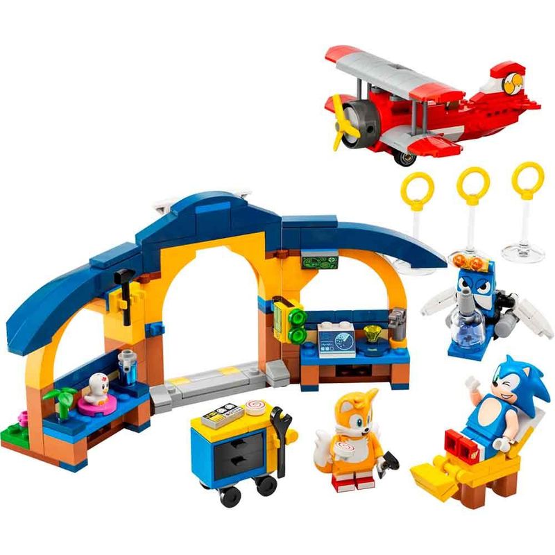 Blocos de Montar - Oficina do Tails e Aviao Tornado - Sonic LEGO DO BRASIL  - Shop Coopera