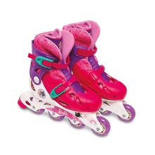 Patins Ajustavel - Barbie - Com acessorios de seguranca - 33 ao 36 BARAO