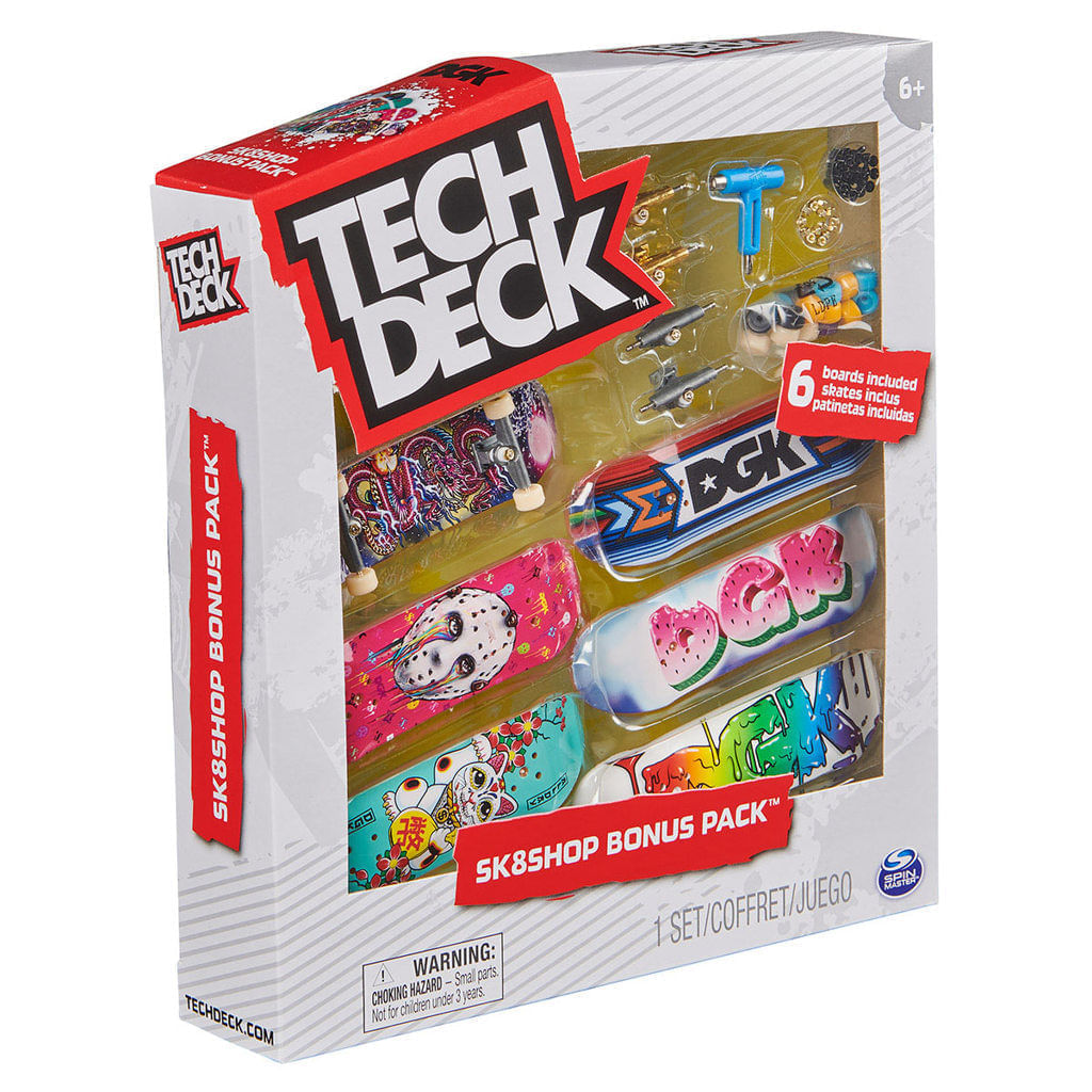 Kit Tech Deck Skate de Dedo com 4 Unidades - Sunny, Shopping