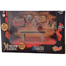 Pista - Manobra Skate Radical - Rampa Com Banco TOYNG