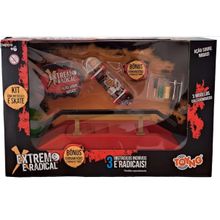 Pista - Manobra Skate Radical - Rampa Com Corrimao Reto TOYNG