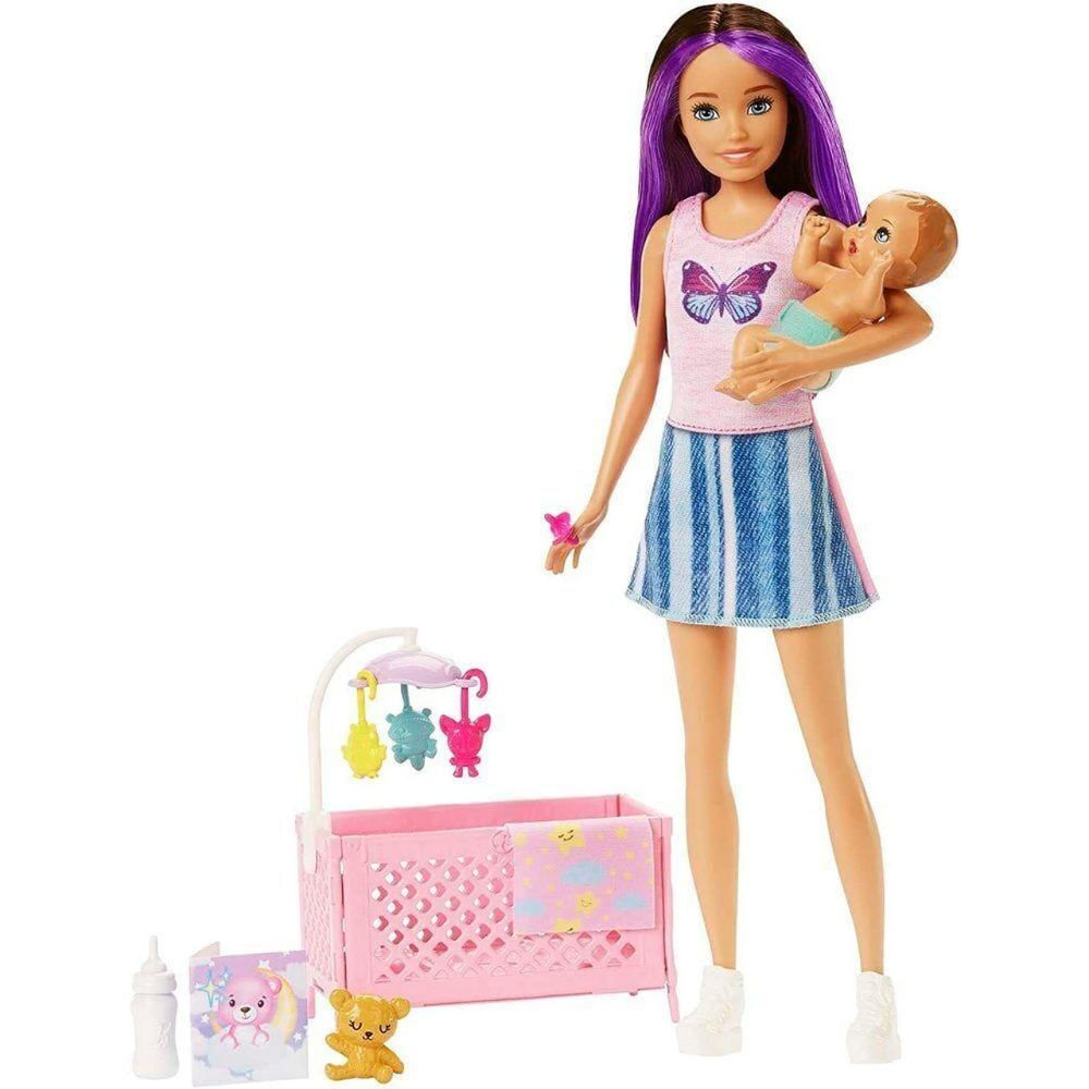 Barbie store babysitter set