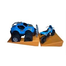 Carro e Moto - Desafio Rally - Azul BSTOYS