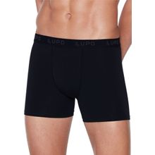 Cueca Boxer Algodão Lupo - Preto - 00615 | Pau a Pique