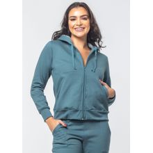 Casaco Básico Pau a Pique Moletom Verde