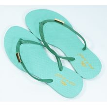 Kit de Chinelo e Necessáire Verde | Pau a Pique