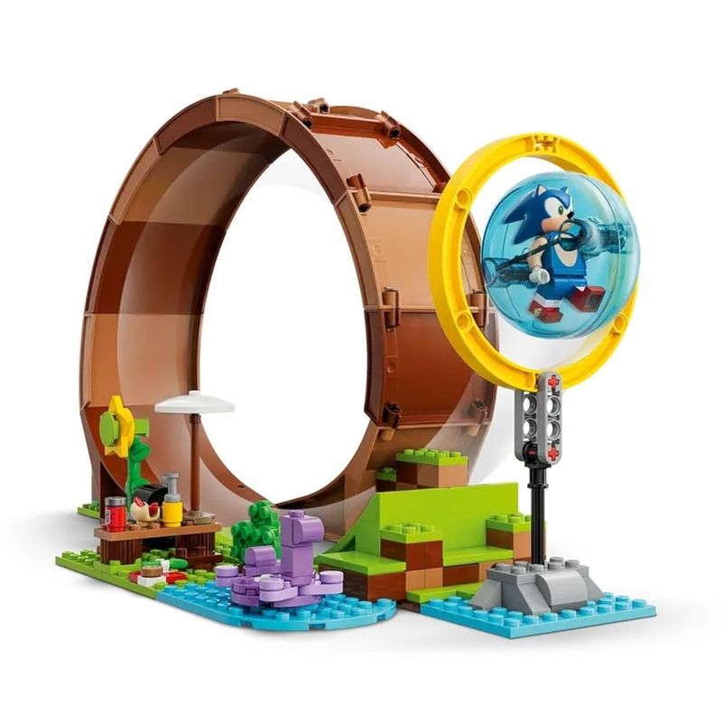 Blocos de Montar - Sonic the Hedgehog - Green Hill Zone LEGO DO BRASIL