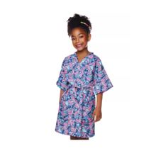 Roupão Stitch Infantil Aveludado Quimono Verso Atoalhado 04 A 12 Ano