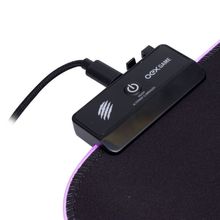 Mousepad Gamer Com Led - Big Glow Mp311 Speed - Grande Preto