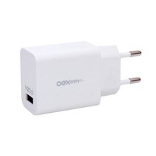Carregador De Tomada Turbo Usb Oex Cg202 - 18W Branco