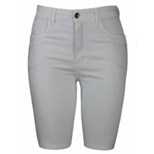 Bermuda Pau a Pique Jeans Branco