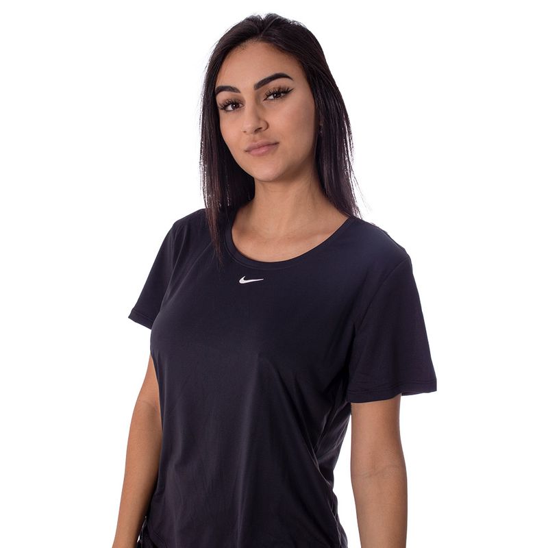 Women's black sale dri fit shirt