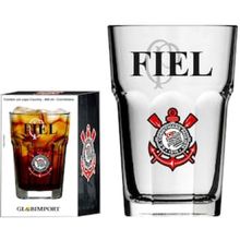 Copo para Cerveja Globimport Country Corinthians Fiel 8601512 - 400 ml