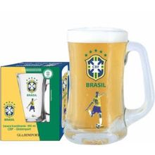 Caneca para Cerveja Globimport Scandinavia Jogador CBF 8603707 - 355 ml