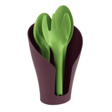 Kit Utensilios Para Vaso Cocoon Marrom Tramontina