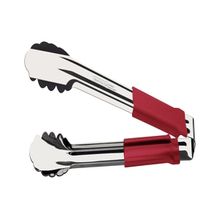 Pegador Inox Cabo Emborrachado Utilita Vermelho 30 Tramontina