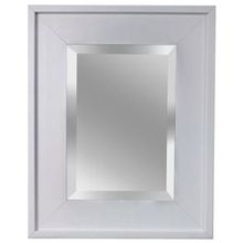 Espelho Euroquadros Bisotê Emoldurado Vision 40x50 cm - Branco