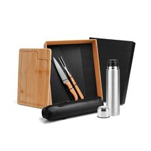 Kit Para Churrasco Com Garrafa Térmica - 5 Pçs Welf