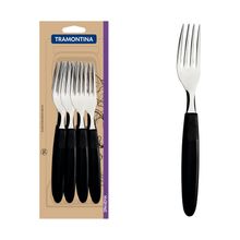 Conjunto Garfo Mesa Inox 12 Peças Ipanema Preto Tramontina